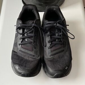On Running Cloudtec All-Black Athletic Shoes